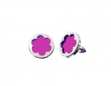 «Gothic Reflections» small studs (magenta)