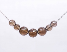 Shine On! natural rauch-topazes necklace